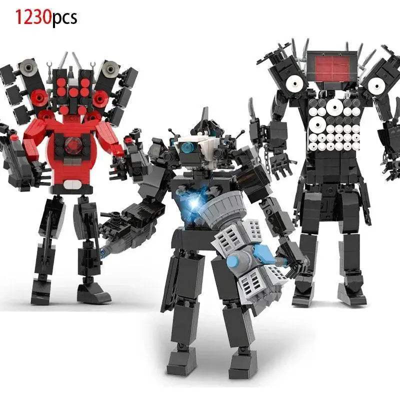 Premium Building Block Toy Set for Kids Featuring Skibidi Toilet Design Ideal for Creative Play and Gift Giving - ToylandEU