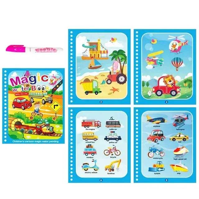Magic Water Drawing Book For Toddlers Educational Montessori Toys - ToylandEU
