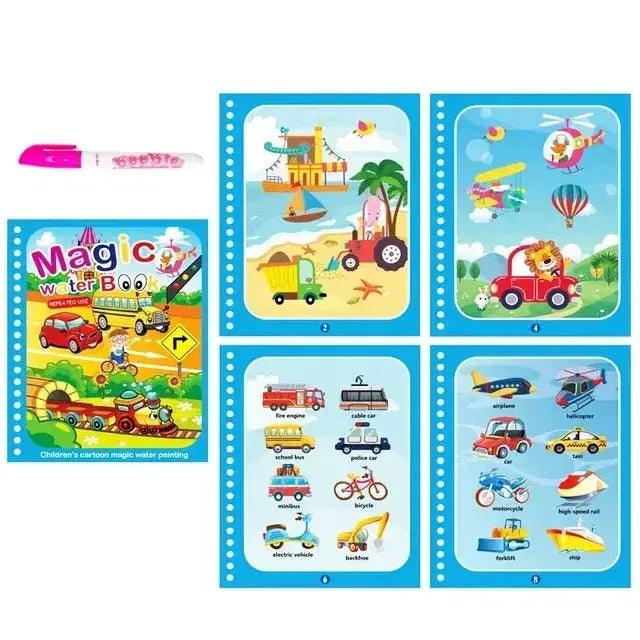 Magic Water Drawing Book For Toddlers Educational Montessori Toys - ToylandEU