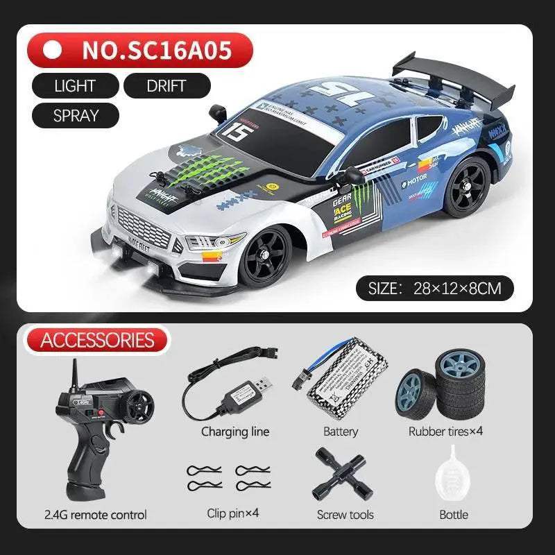 1:16 Drift RC Cars 4WD RC Drift Car Toy AE86 Racing Gift - ToylandEU