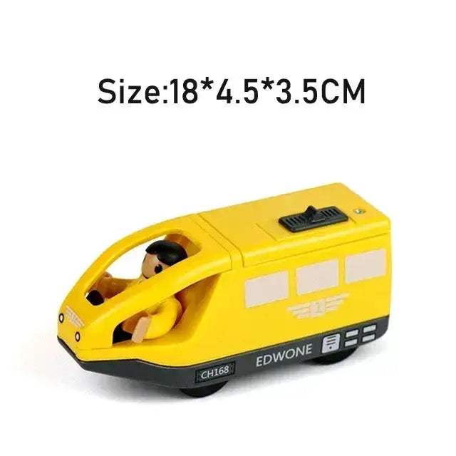 RC Electric Train Set With Diecast Locomotive And Magnetic Track - ToylandEU