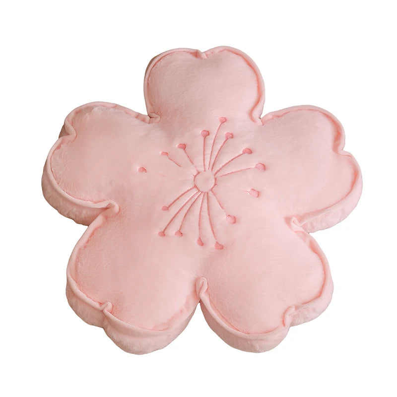 Plush Pillow | Cherry Blossom Design | PP Cotton Filling | 45 cm