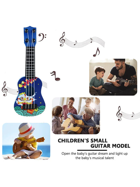 Mini Ukulele For Beginners 4 String Educational Toy Guitar