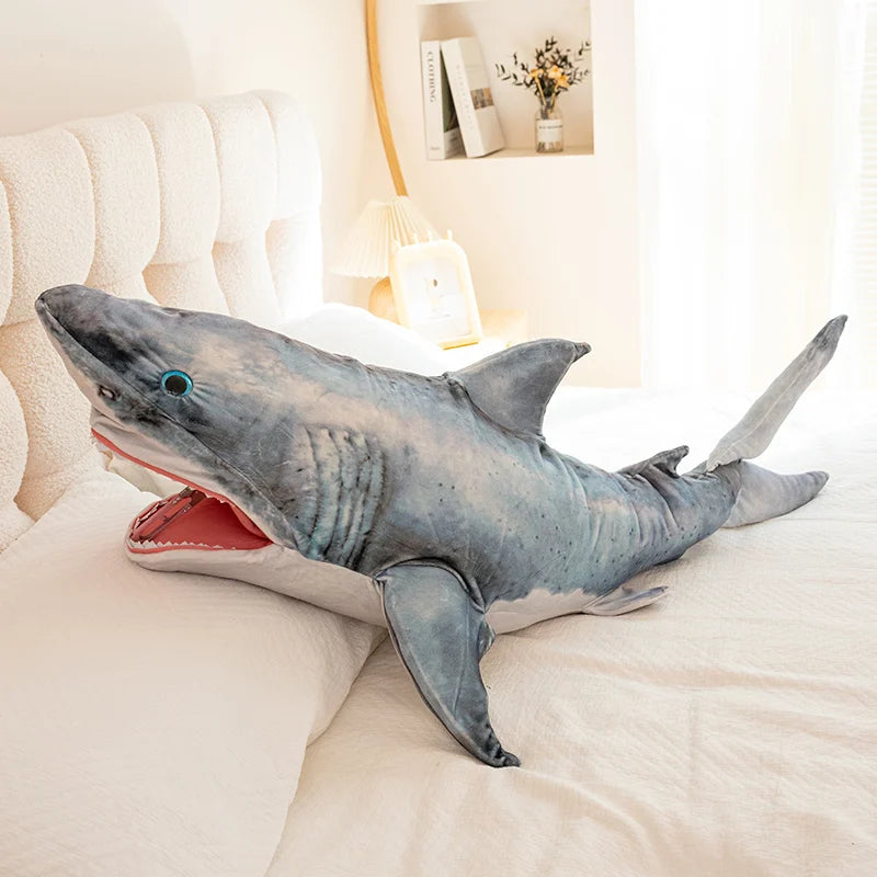 Grey Shark Plush | Ultra Soft Fill | Toylandeu™