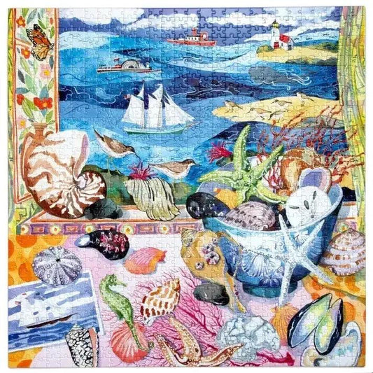Seashells By The Shore Jigsaw Puzzle 1000 Pieces Glossy - ToylandEU™