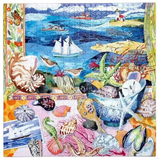 Seashells By The Shore Jigsaw Puzzle 1000 Pieces Glossy - ToylandEU™