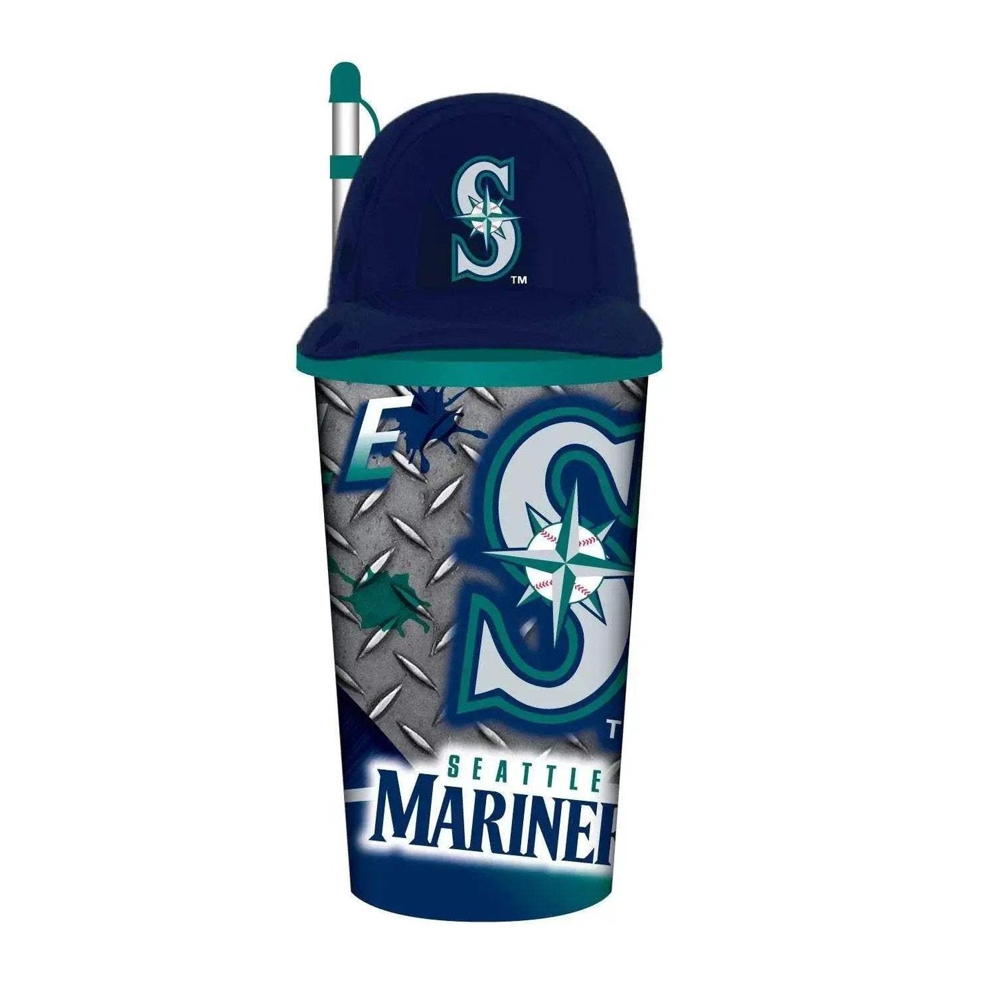 Seattle Mariners 32oz Helmet Cup With Straw Plastic - ToylandEU™