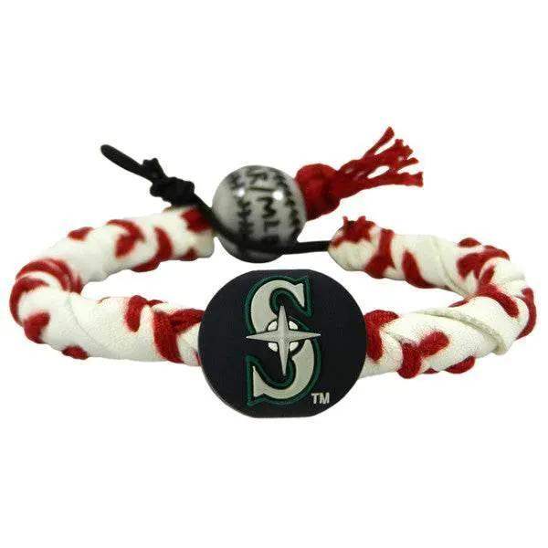 Seattle Mariners Leather Bracelet Frozen Rope Baseball - ToylandEU™