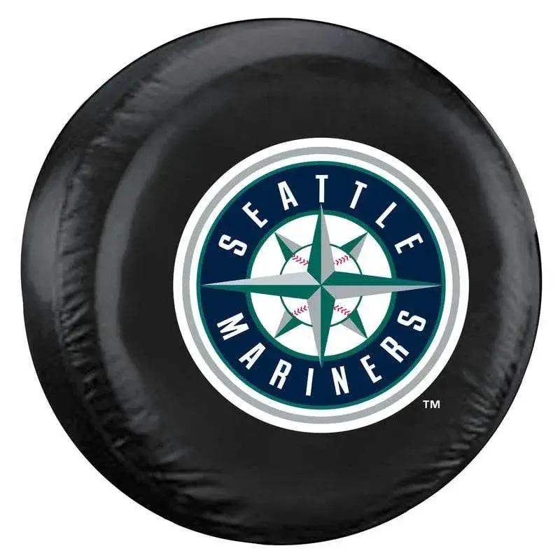 Seattle Mariners Tire Cover Large Size Black Alternate Logo - ToylandEU™