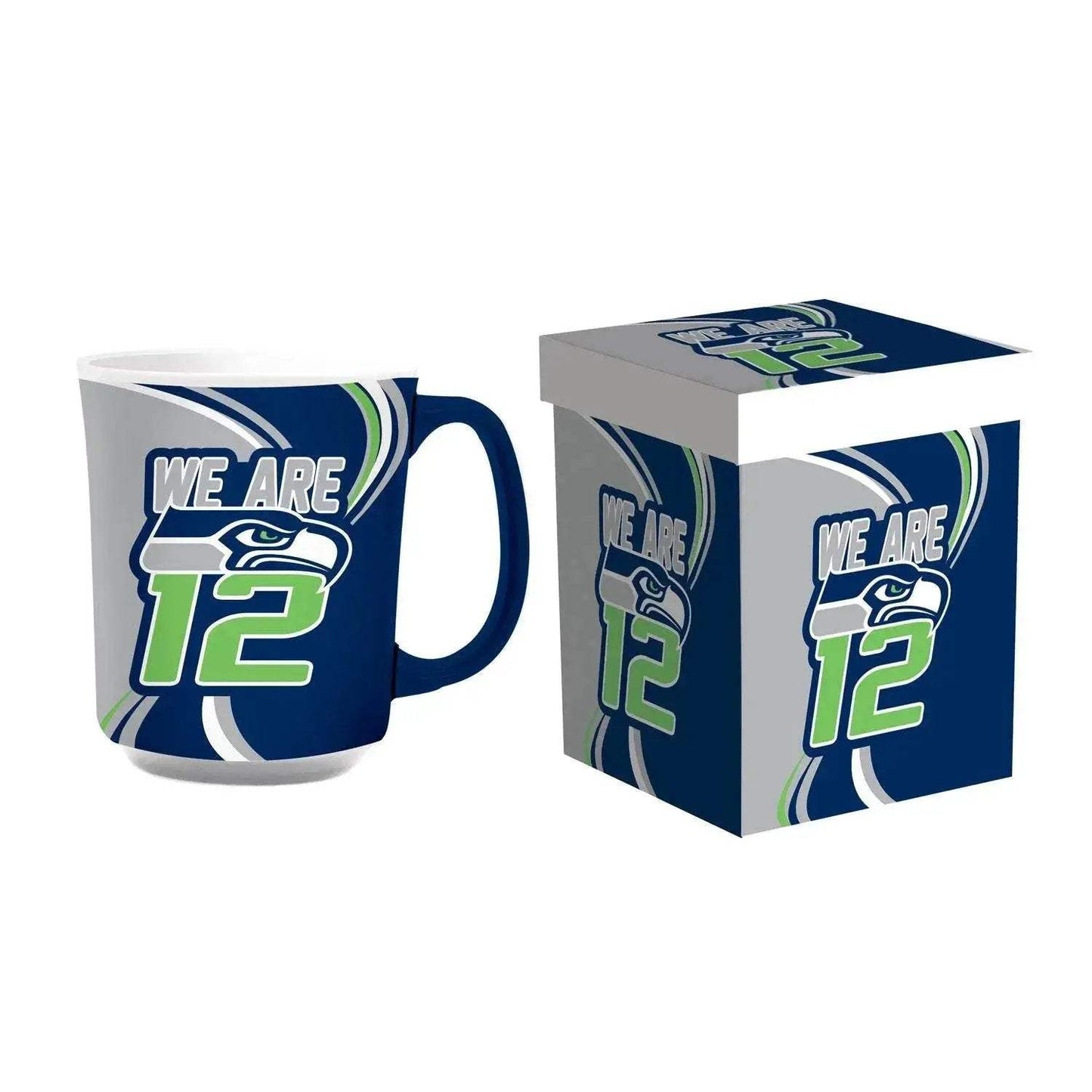 Seattle Seahawks 14oz Ceramic Coffee Mug with Gift Box - ToylandEU™