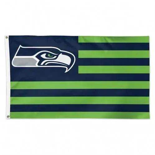 Seattle Seahawks 3x5 Deluxe Flag Americana Design Official - ToylandEU™