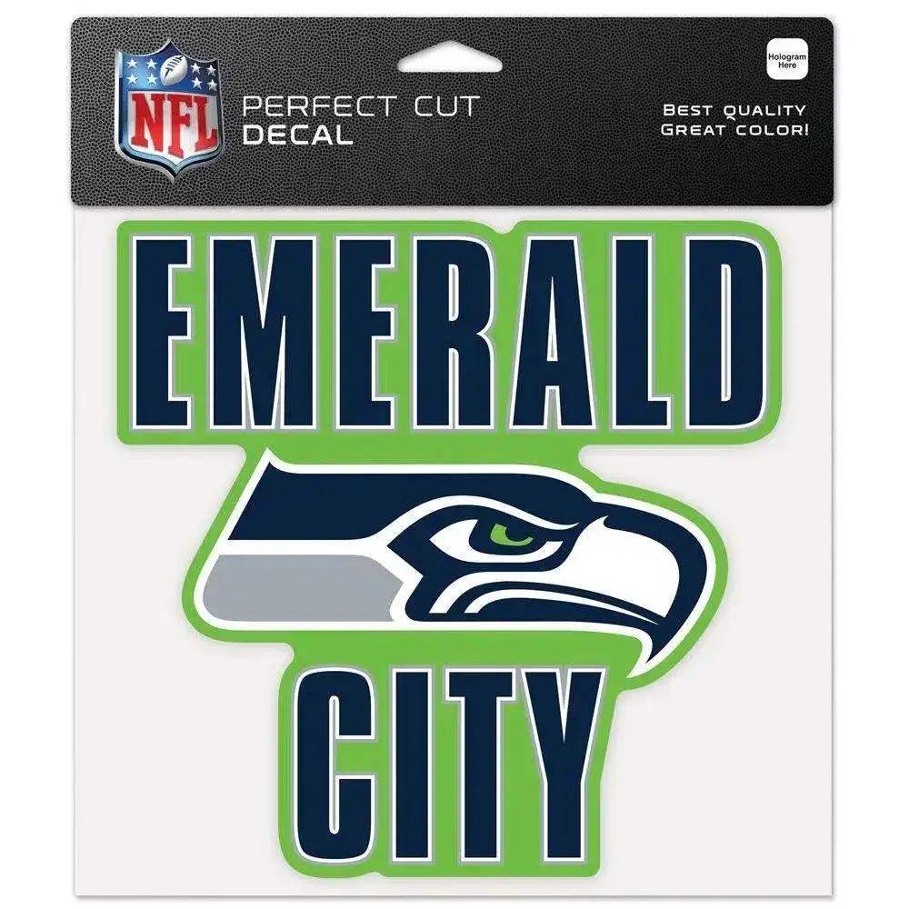 Seattle Seahawks 8x8 Perfect Cut Decal Color Slogan - ToylandEU™