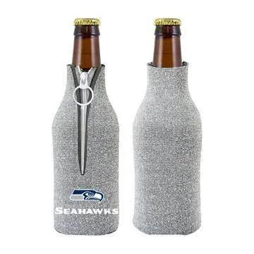 Seattle Seahawks Bottle Suit Holder Glitter Silver Neoprene - ToylandEU™