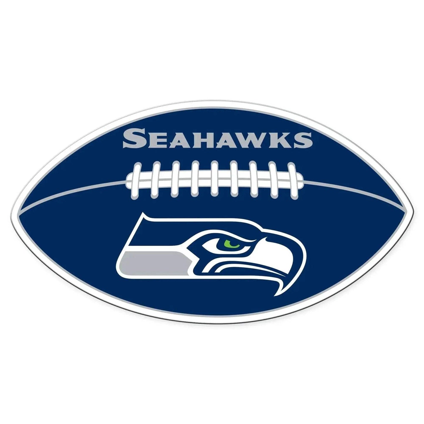 Seattle Seahawks Car Magnet 12 Inch Football Design - ToylandEU™