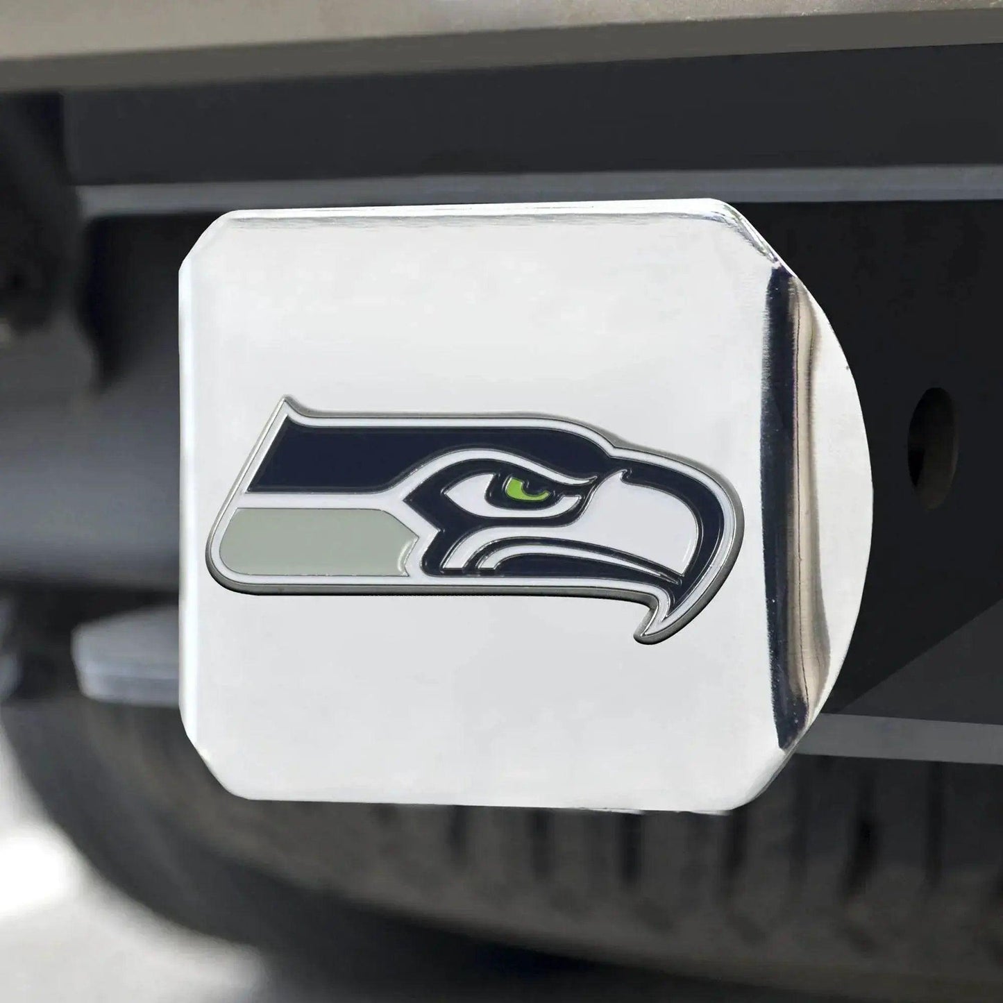 Seattle Seahawks Chrome Hitch Cover Emblem Fits 2 Inch - ToylandEU™