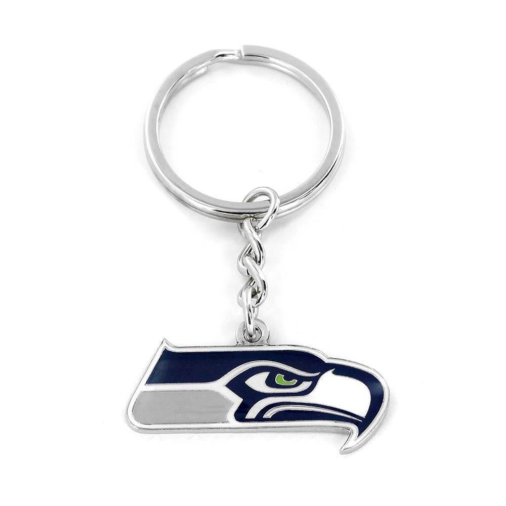 Seattle Seahawks Logo Keychain With Detachable Split Ring ToylandEU