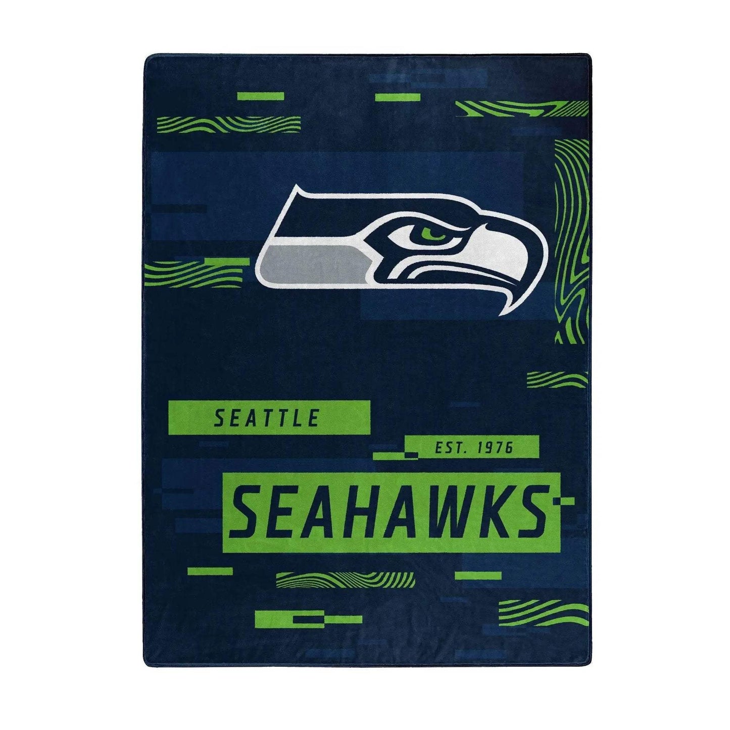 Seattle Seahawks Raschel Blanket 60x80 Digital Design - ToylandEU™