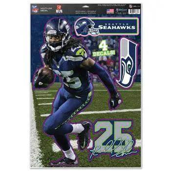 Seattle Seahawks Richard Sherman Decal 11x17 Multi Use - ToylandEU