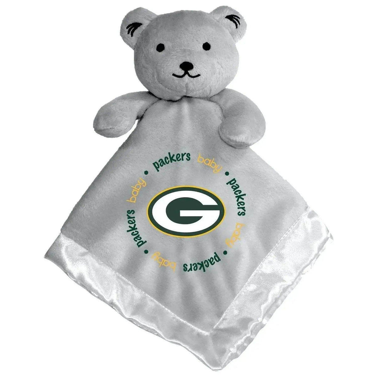 Green Bay Packers Security Bear Gray Plush Toy Embroidered - ToylandEU™