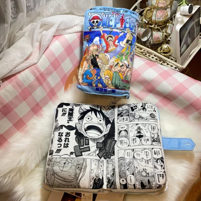 One Piece Plush Book Pillow | Size 35x43x5 cm | PP Cotton | One Size