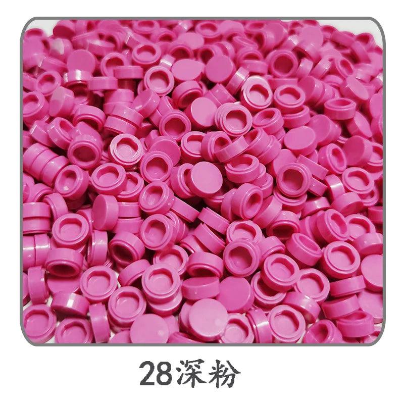 Building Blocks | 1x1 Round Tiles | Compatible With Lego | Small Particle