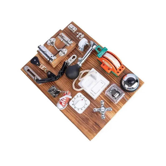 Montessori Interactive Busy Board DIY Sensory Toy For Kids 0 To 12 Years Learning - ToylandEU™