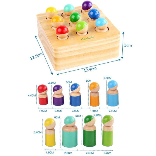 Sensory Cylinder Socket Montessori Toy for Baby Growth & Exploration - ToylandEU