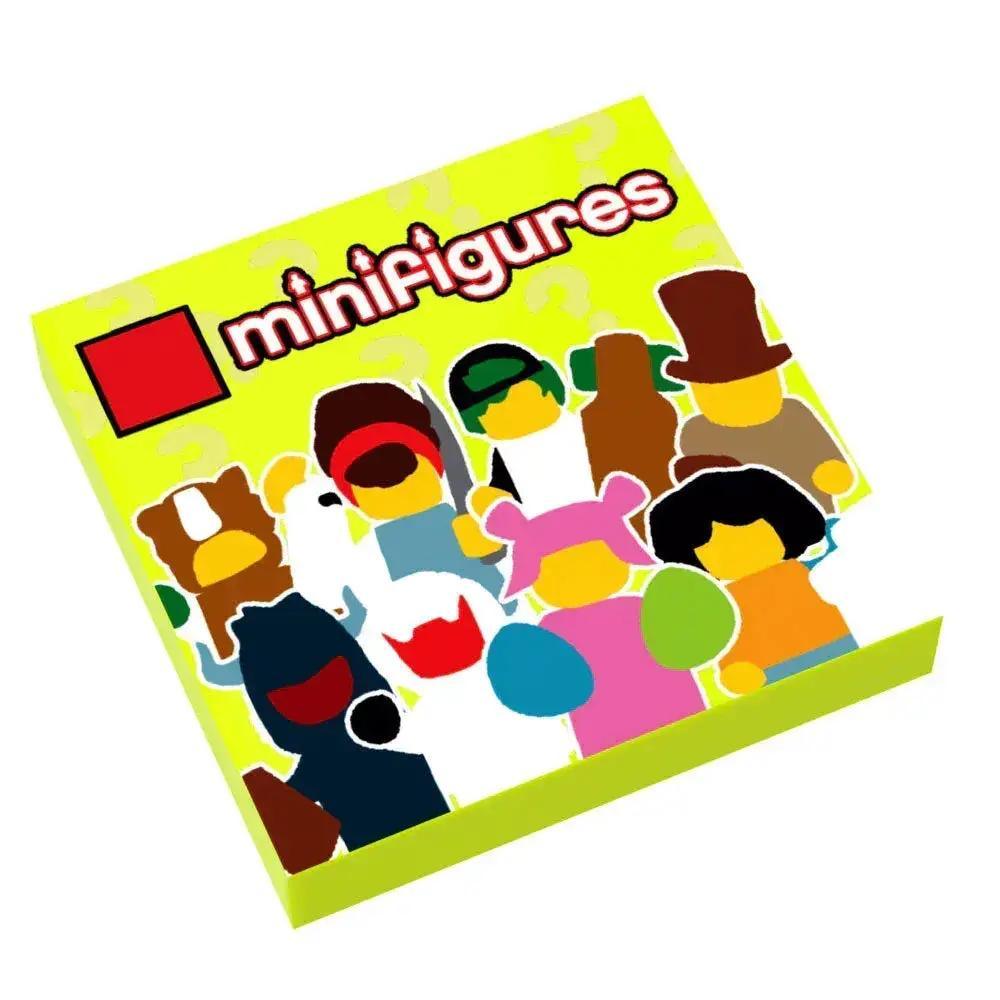 Series 27 CMF Minifig Pack Custom Printed 2x2 Tile - B3 Customs - ToylandEU™