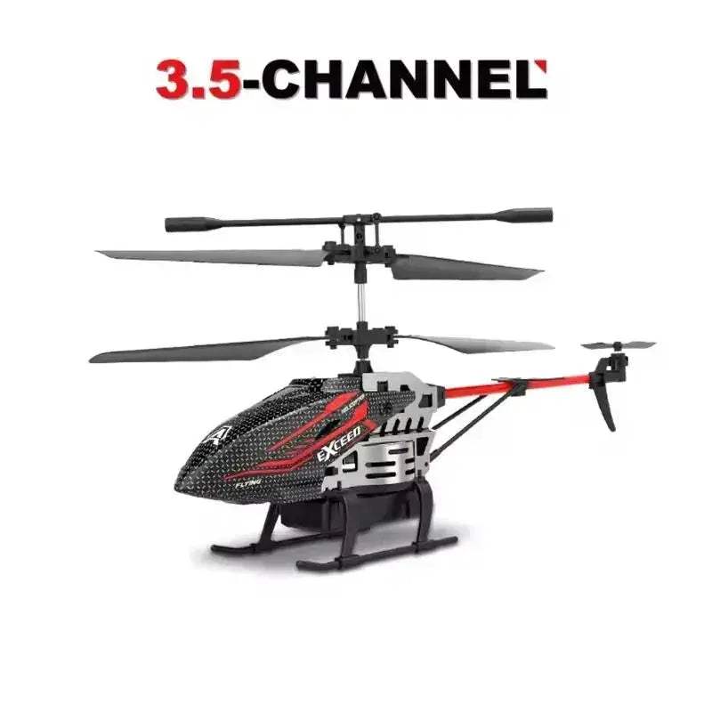 Seven Color LED Alloy RC Helicopter USB Rechargeable Fixed Height - ToylandEU