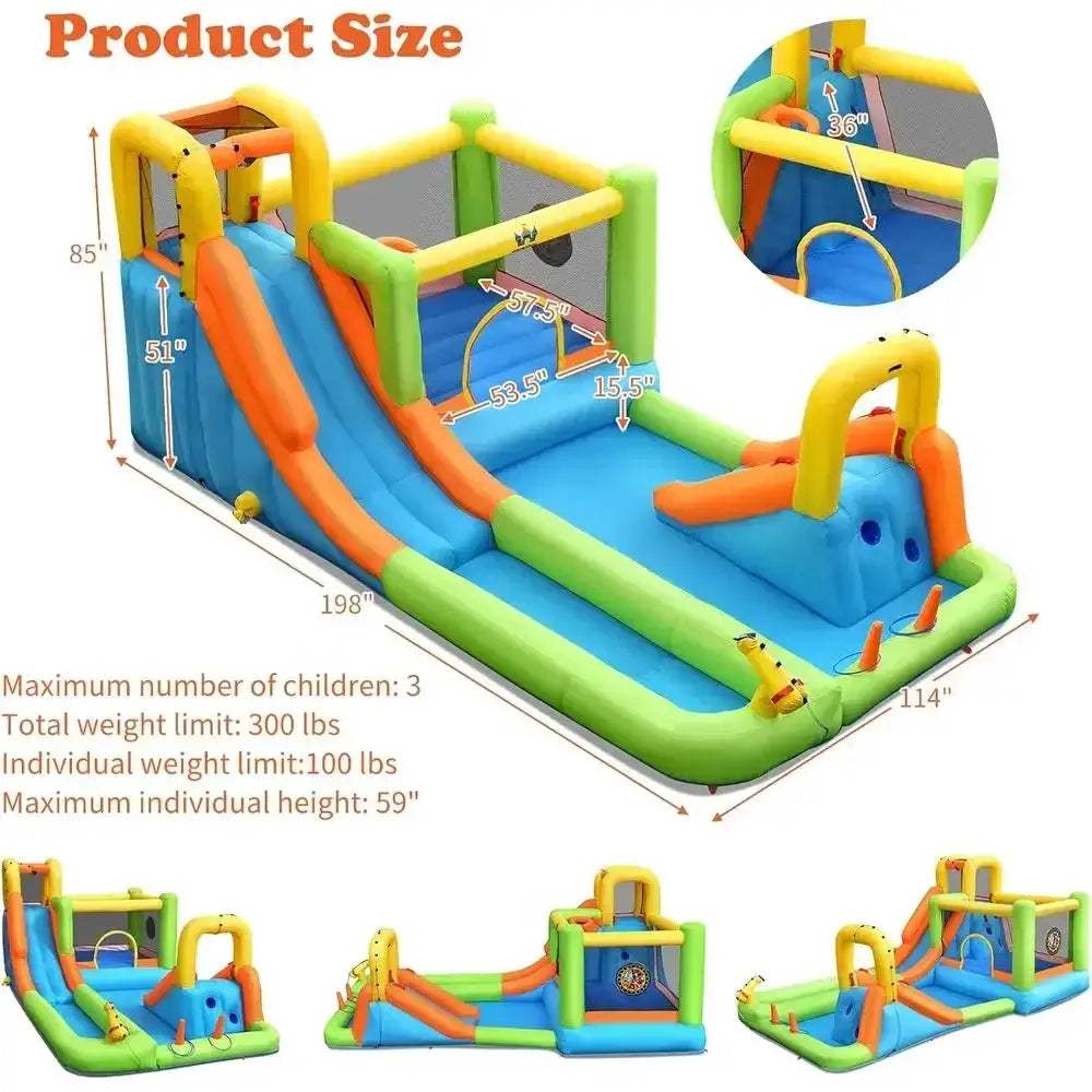 Seven In One Bounce House Water Park Backyard Family Fun - ToylandEU