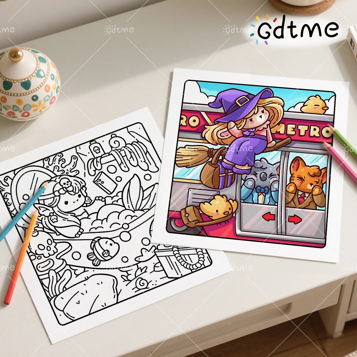 Adult Coloring Book | Halloween Spooky Themes | Premium Art Paper | Gifts For Teens