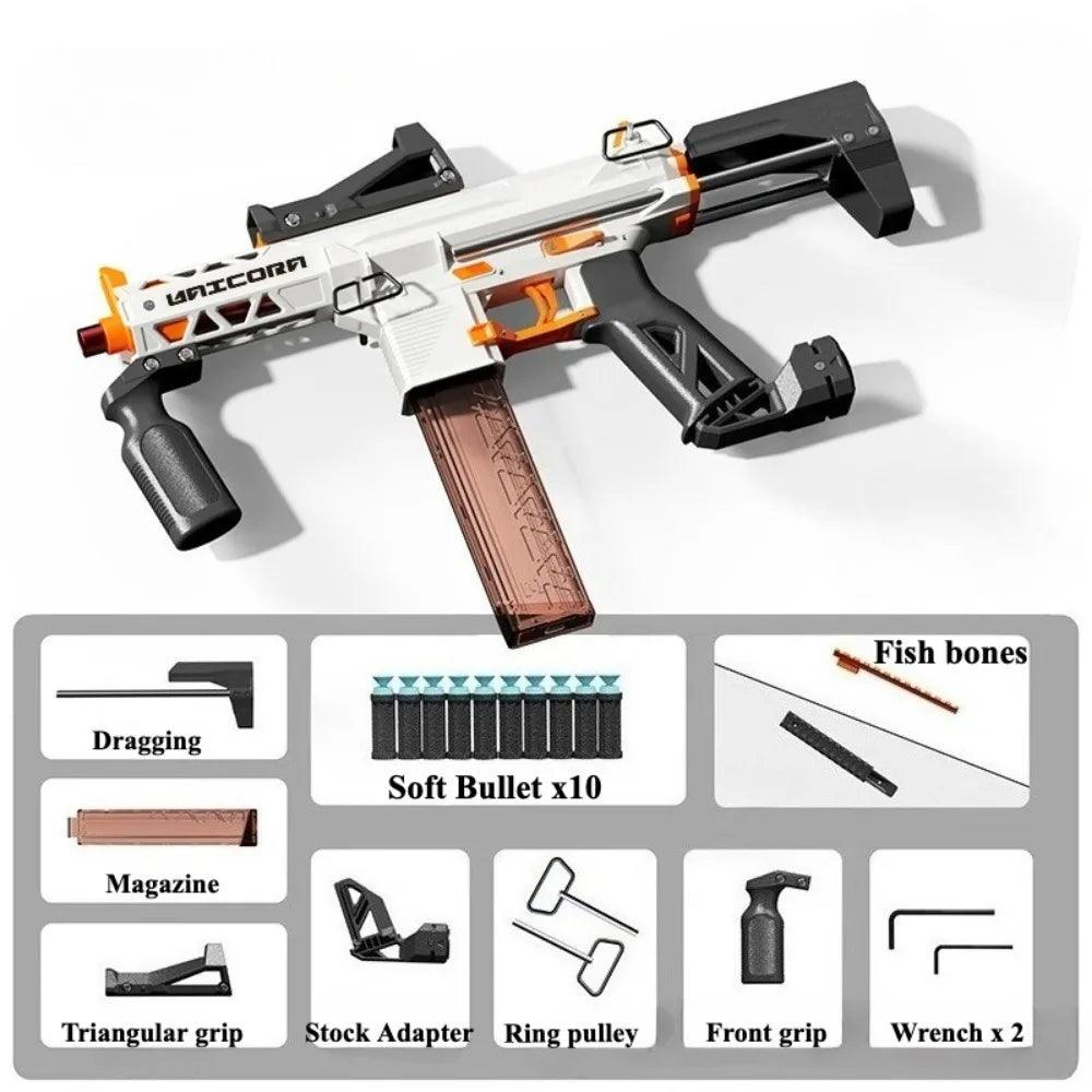 Unicorn Soft Powder Launcher | 10M Range | Toylandeu™