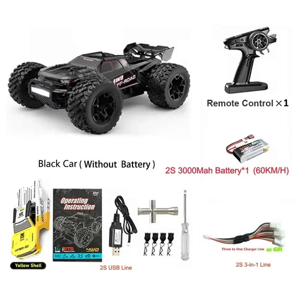 Brushless 14 Scale RC Car 4WD High Speed Offroad Racing