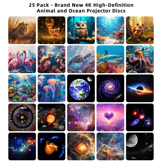 Galaxy Projector | 25 Planetarium Patterns | Remote Control Night Light For Kids Bedroom