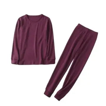 Kids Merino Base Layer Set | 100 Percent Wool | Winter Thermal | Boys Girls