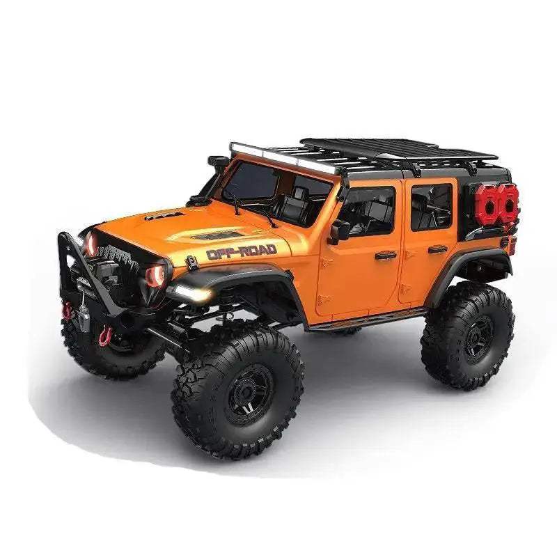 RC 1/10 Scale 4WD Remote Control Off-Road Rock Crawler - Full Proportional RC Climbing Car with LED Lights and Lithium Battery - ToylandEU