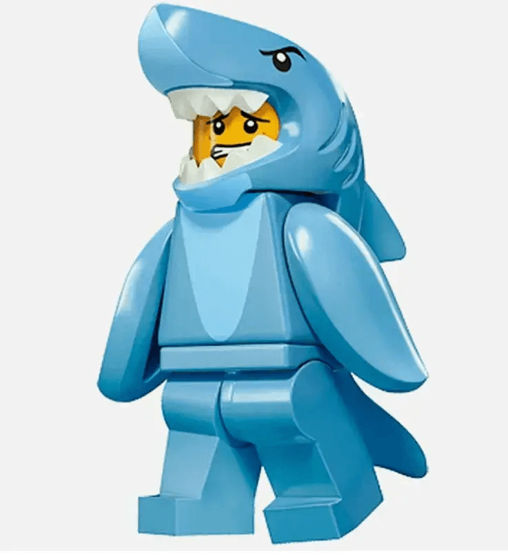 Shark Man Minifigure Collectible Custom Made Display - ToylandEU™