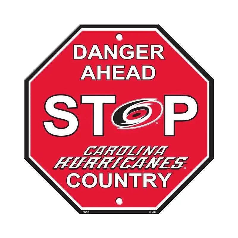 Carolina Hurricanes 12x12 Plastic Stop Style Sign CO - ToylandEU™