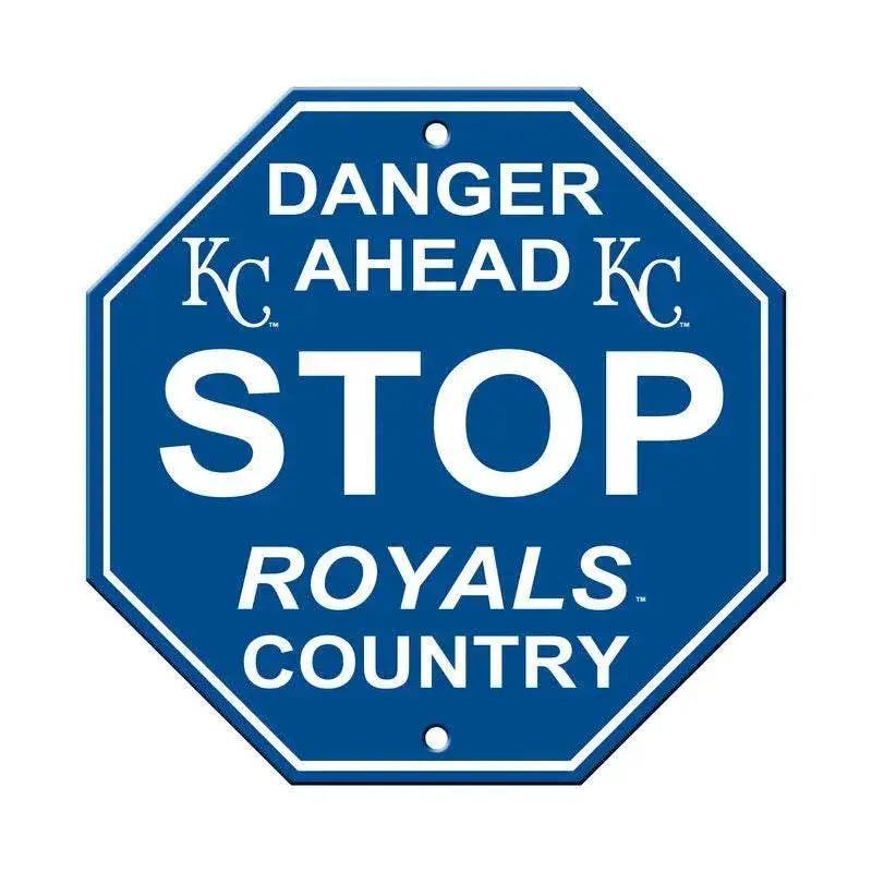 Kansas City Royals 12x12 Plastic Stop Style Sign Logo - ToylandEU™