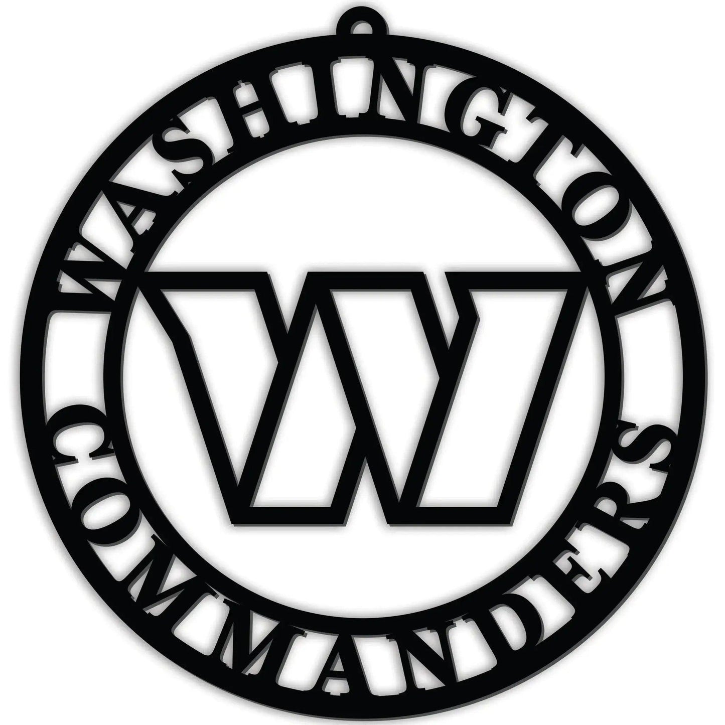 Washington Commanders 16 Inch Door Hanger Sign Cutout - ToylandEU™