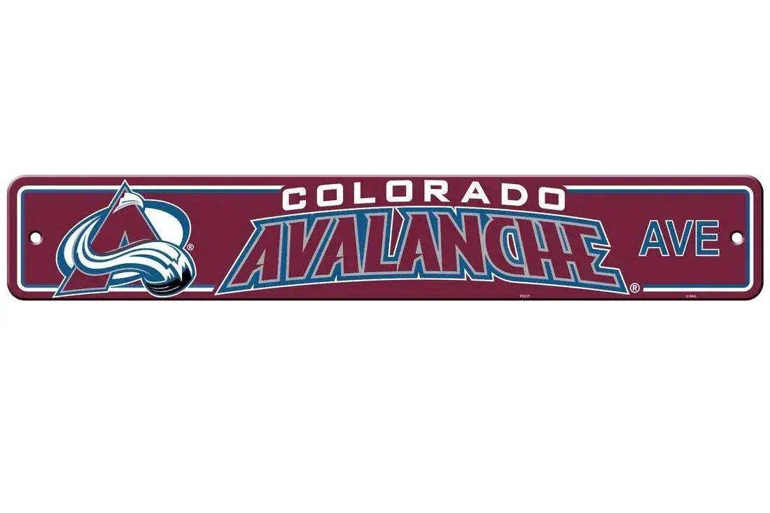 Colorado Avalanche Plastic Street Sign 4x24 Inches Decor - ToylandEU™