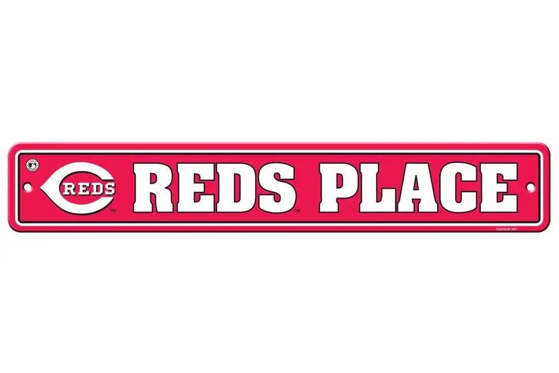Cincinnati Reds Street Sign 4x24 Plastic Decoration - ToylandEU™