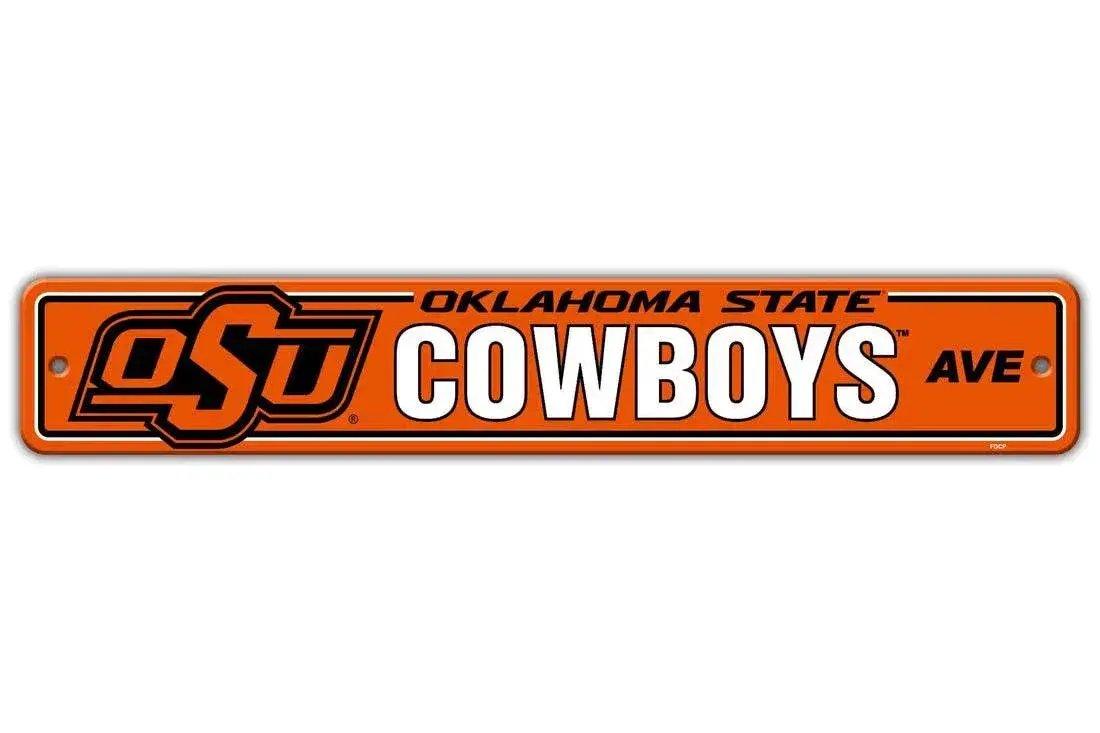 Oklahoma State Cowboys Plastic Street Sign 4x24 Decor - ToylandEU™