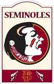 Florida State Seminoles Metal Nostalgic Outdoor Sign Decor - ToylandEU™