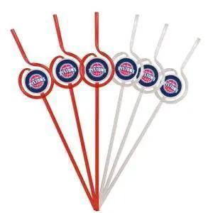 Detroit Pistons Team Sipper Straws 6 Pack BPA Free Quality - ToylandEU™