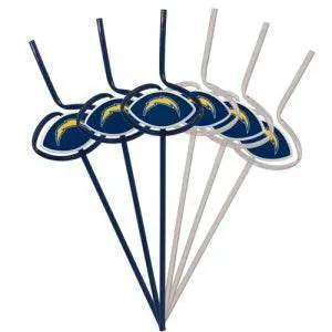 Los Angeles Chargers Team Sipper Straws 6 Pack BPA Free - ToylandEU™