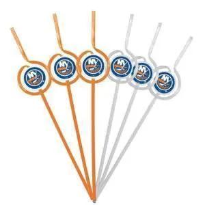 New York Islanders Team Sipper Straws Six Pack BPA Free - ToylandEU™