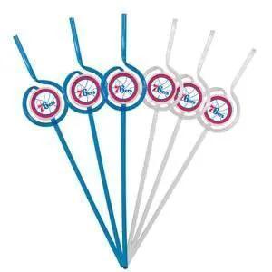 Philadelphia 76ers Team Sipper Straws Pack 6 BPA Free - ToylandEU™