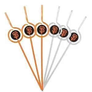 San Francisco Giants Team Sipper Straws Six Pack BPA Free - ToylandEU™