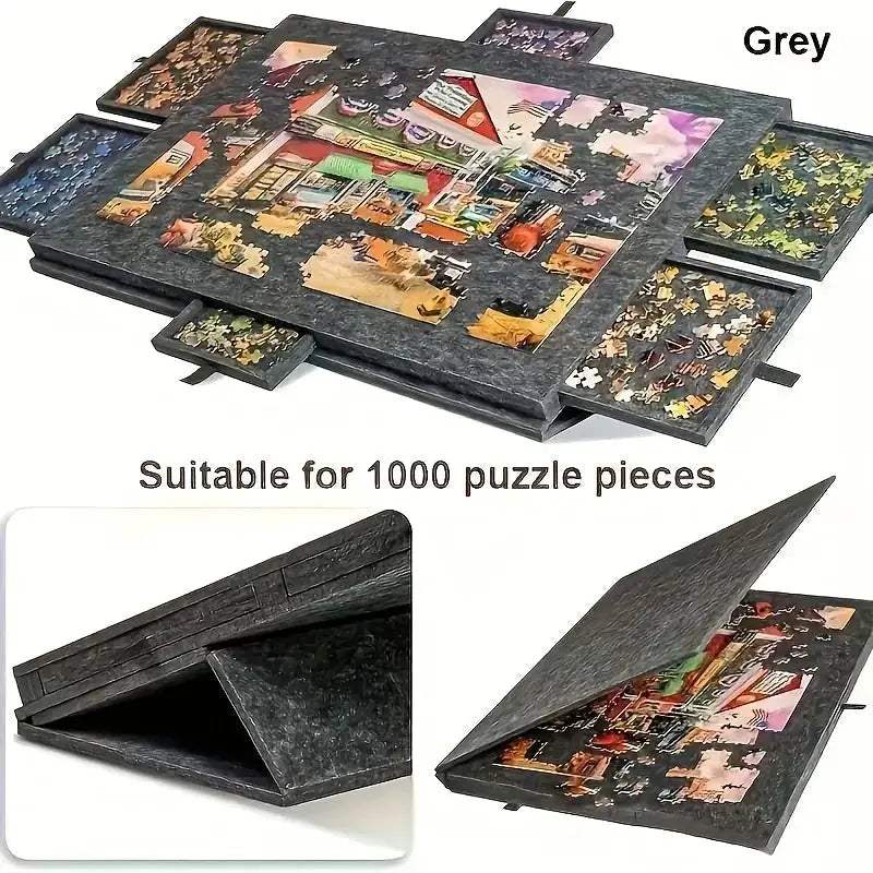 Six In One Puzzle Desk Tiltable Surface With Drawers - ToylandEU™